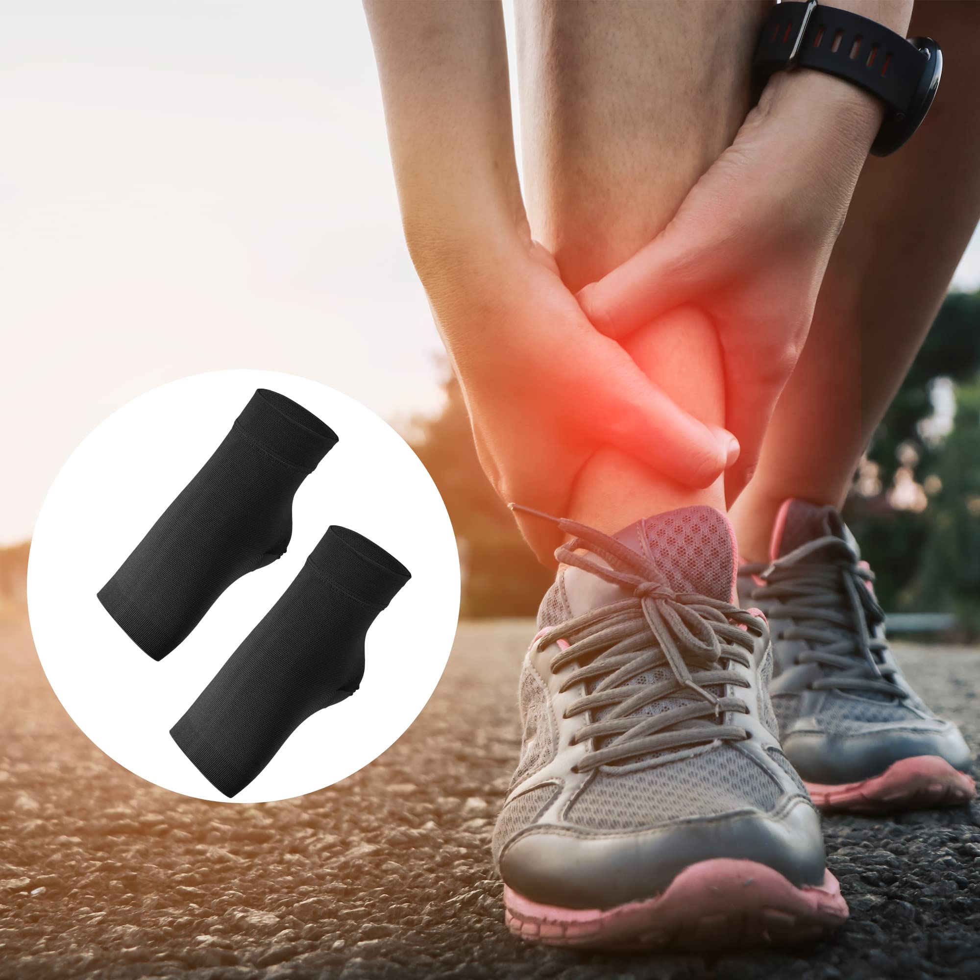 Amazon | VOCOSTE 足首圧縮スリーブソックス 足首装具 アキレス腱